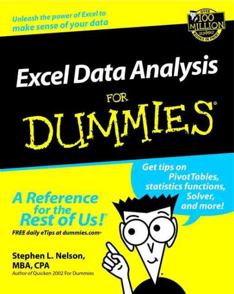 Excel Data Analysis for Dummies cover