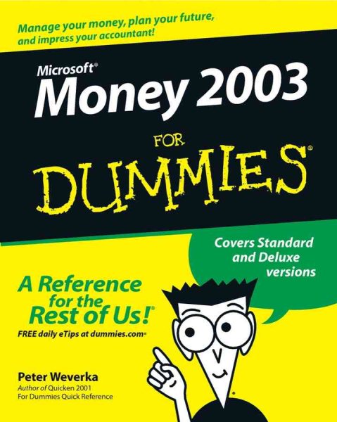 Microsoft Money 2003 for Dummies cover
