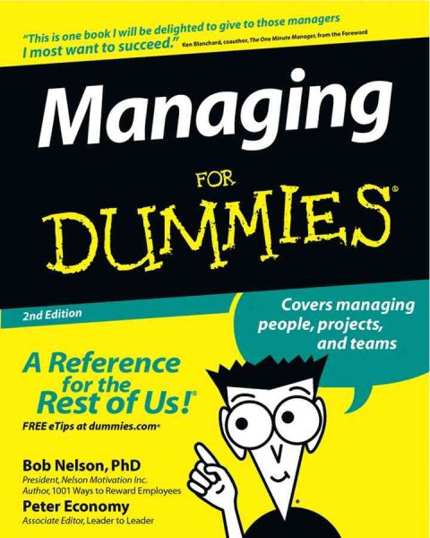 Managing For Dummies cover