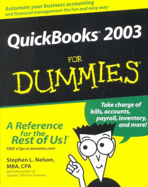 QuickBooks 2003 for Dummies cover