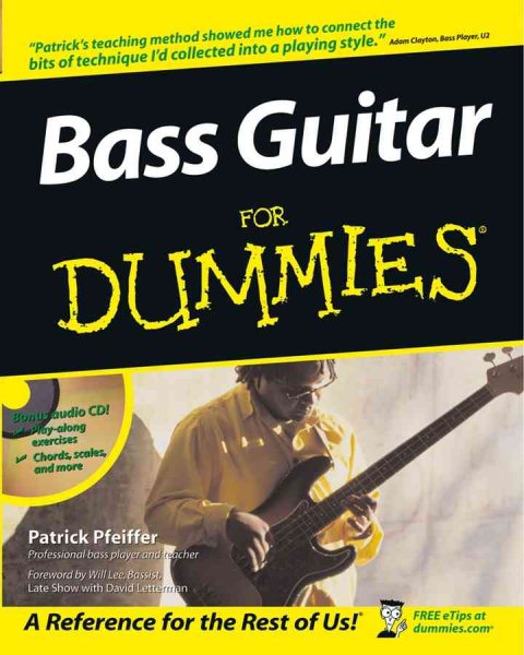 Bass Guitar For Dummies cover
