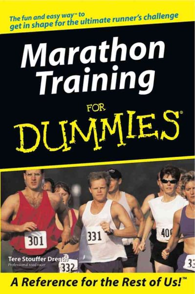 Marathon Training For Dummies cover