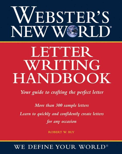 Webster's New World Letter Writing Handbook cover