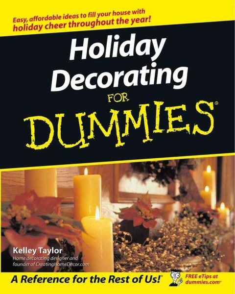 Holiday Decorating For Dummies cover