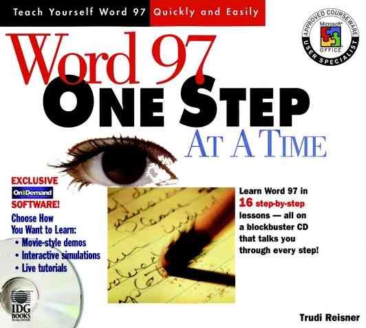 Word 97 One Step at a Time cover
