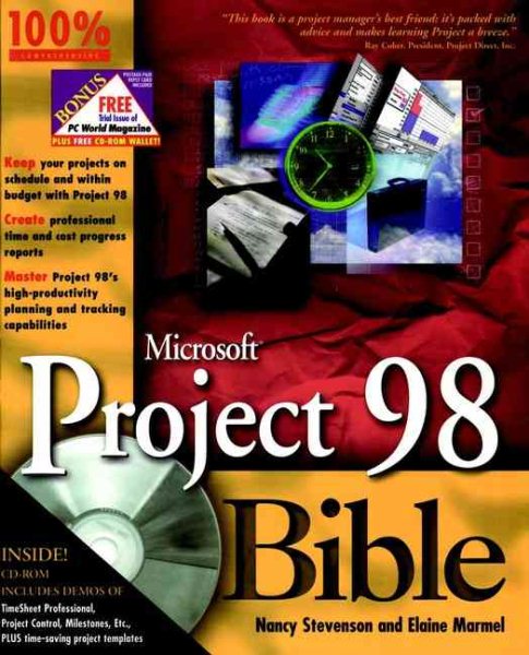 Microsoft Project 98 Bible cover
