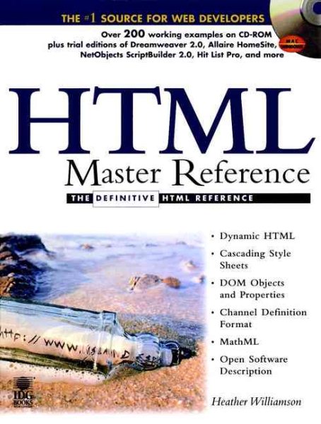 HTML Master Reference (Master Reference Collection) cover