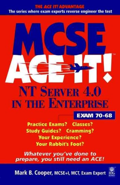 MCSE NT Server 4.0 in the Entreprise Ace It!: Exam 70 - 68 (McSe Ace It) cover