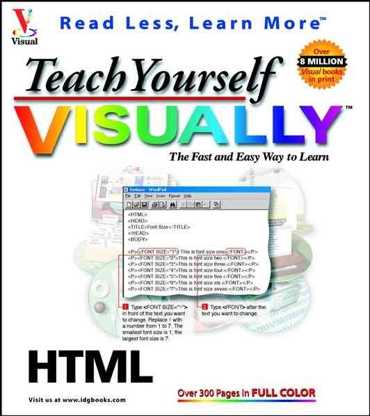 Teach Yourself HTML VISUALLY (Idg's 3-D Visual Series) cover