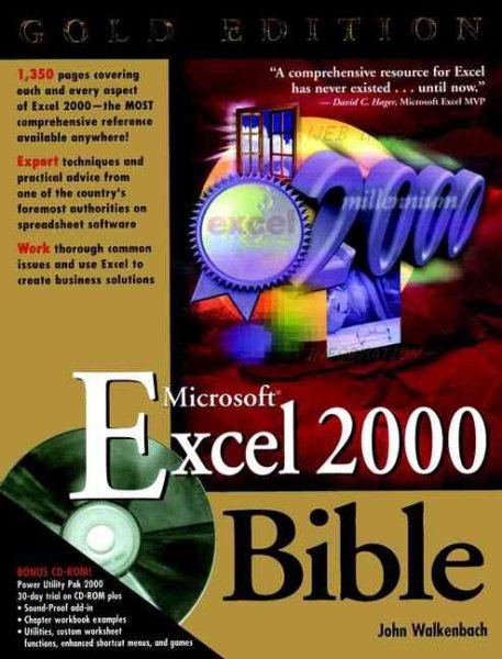 Microsoft Excel 2000 Bible cover