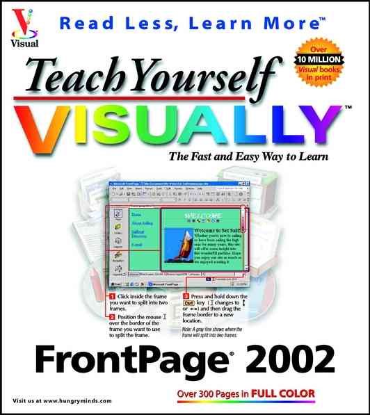 Teach Yourself VISUALLY FrontPage 2002 cover