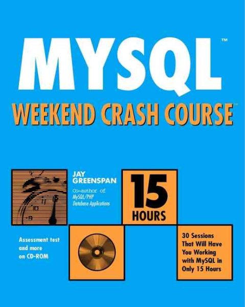 MySQL Weekend Crash Course cover