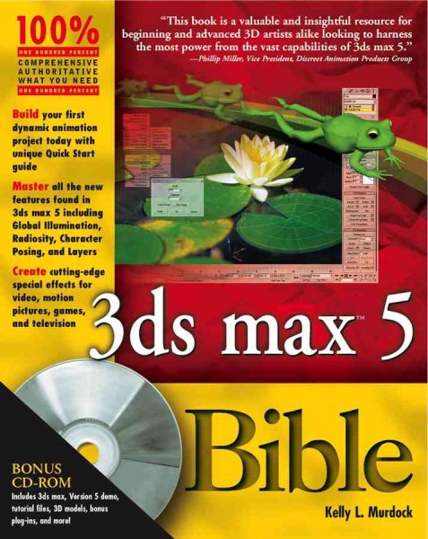 3ds max 5 Bible cover