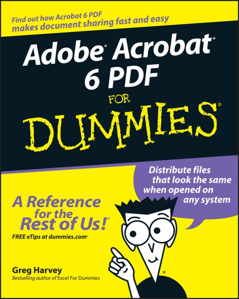 Adobe Acrobat 6 PDF For Dummies cover