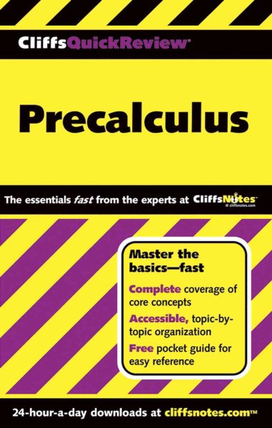 CliffsQuickReview Precalculus (Cliffs Quick Review (Paperback)) cover