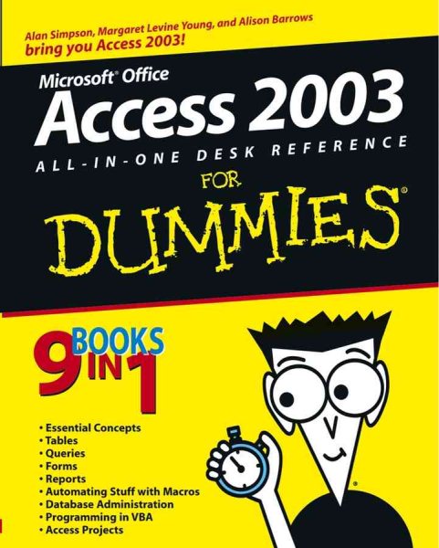 Access 2003 All-in-One Desk Reference For Dummies cover