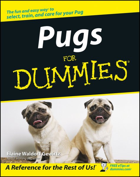 Pugs For Dummies cover