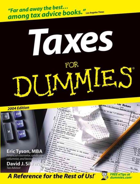 Taxes For Dummies cover