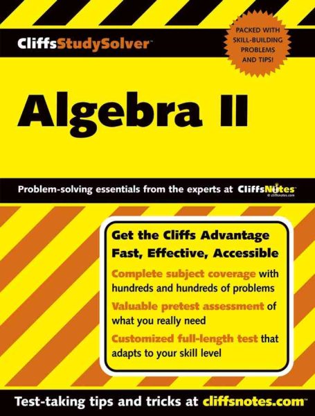 CliffsStudySolver Algebra II cover