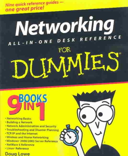 Networking All-in-One Desk Reference For Dummies (For Dummies (Computer/Tech)) cover