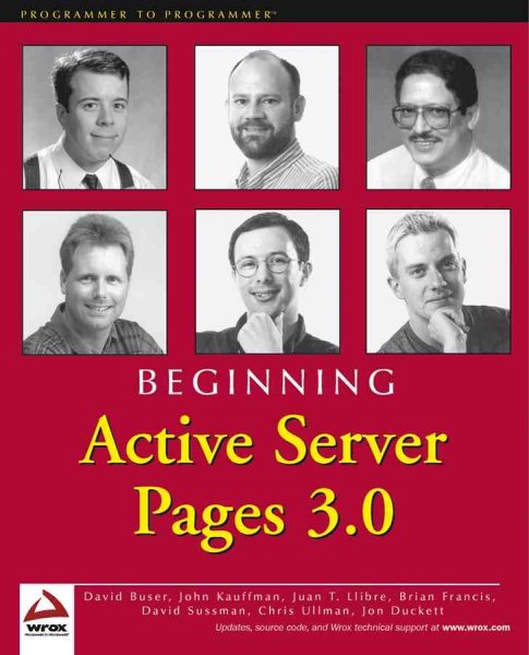 Beginning Active Server Pages 3.0 cover