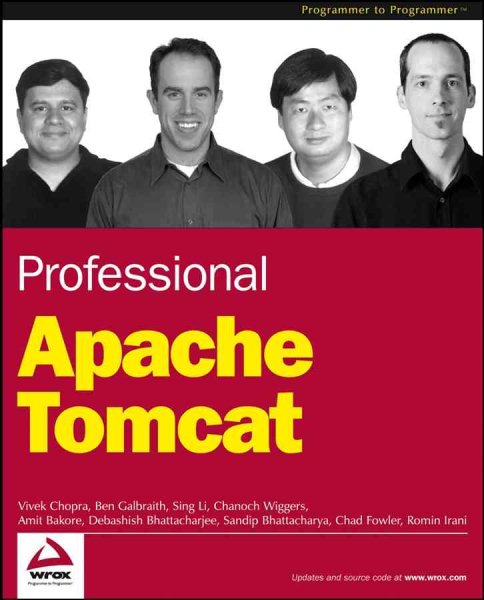 Professional Apache Tomcat cover