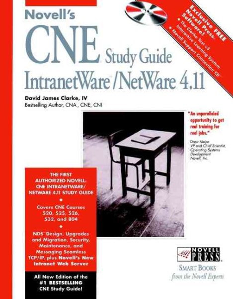 Novell's CNE Study Guide IntranetWare / NetWare 4.11 (Novell Press) cover