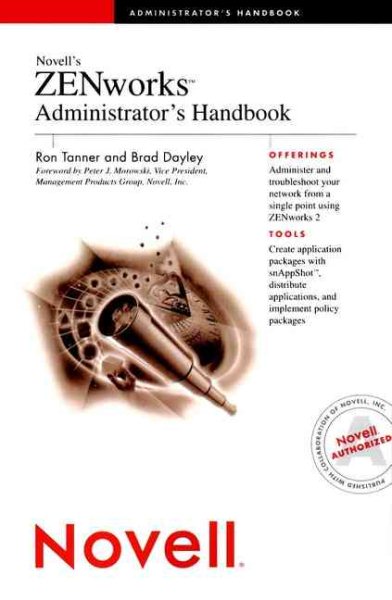 Novell's ZENworks Administrator's Handbook cover