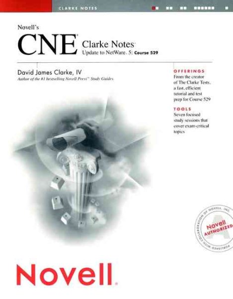 Novell's CNE Clarke Notes Update to NetWare 5: Course 529 cover