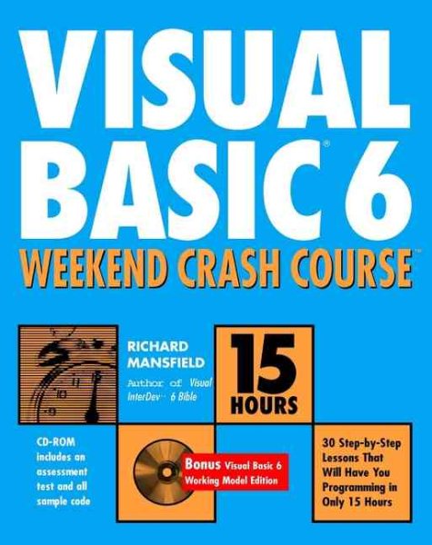 Visual Basic 6 Weekend Crash Course cover