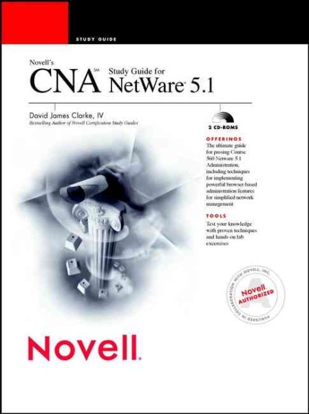 Novell's CNA Study Guide for NetWare 5.1 (Novell Press) cover