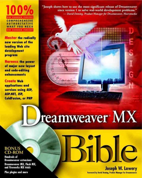Dreamweaver MX Bible cover