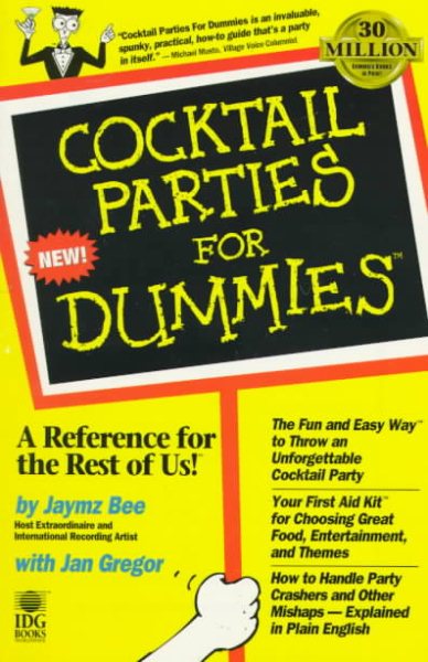 Cocktail Parties for Dummies cover