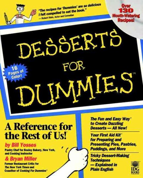Desserts For Dummies cover