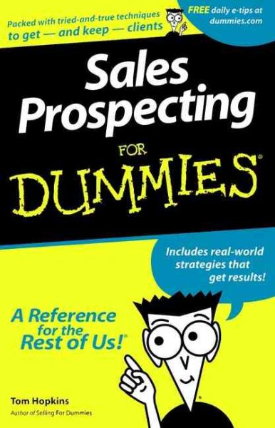 Sales Prospecting For Dummies cover