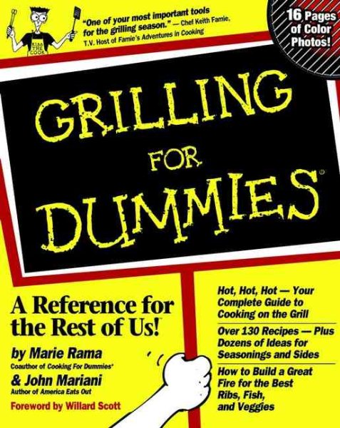 Grilling For Dummies cover