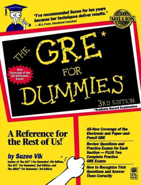 The GREÂ For DummiesÂ (Gre for Dummies) cover