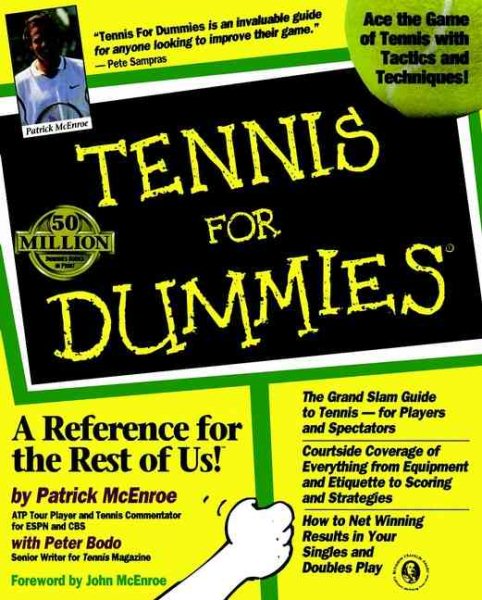 Tennis For Dummies cover