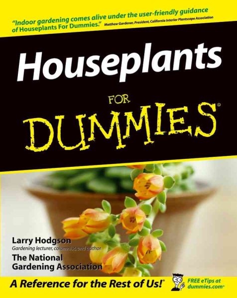Houseplants For Dummies cover