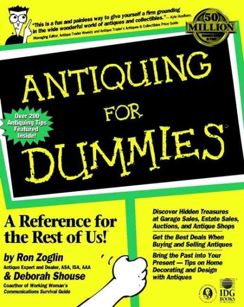 Antiquing For Dummies cover