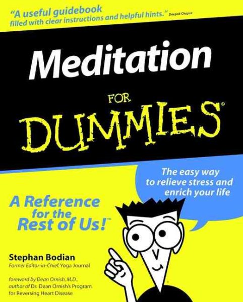 Meditation For Dummies cover