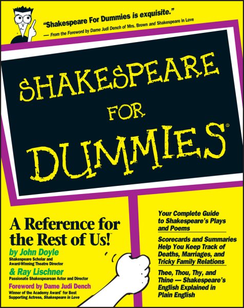 Shakespeare For Dummies cover