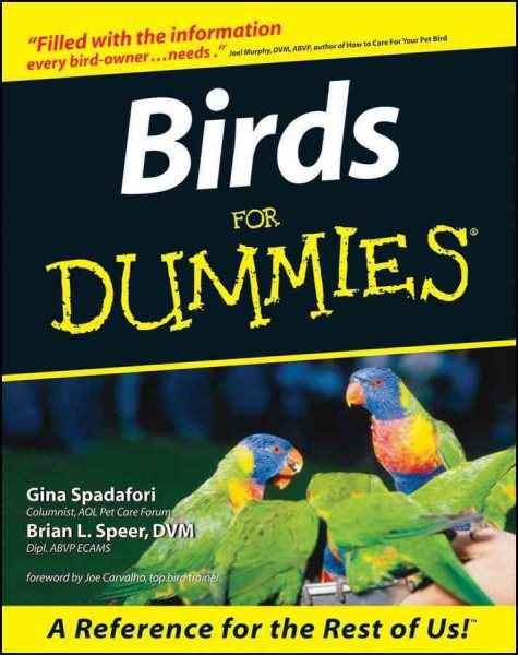 Birds For Dummies cover
