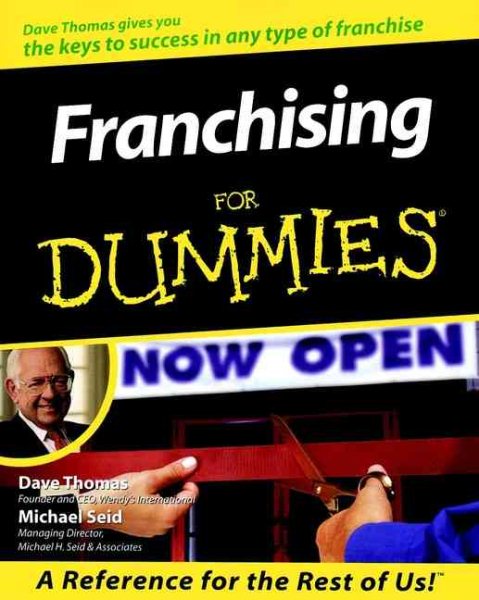 Franchising For Dummies (For Dummies (Computer/Tech)) cover