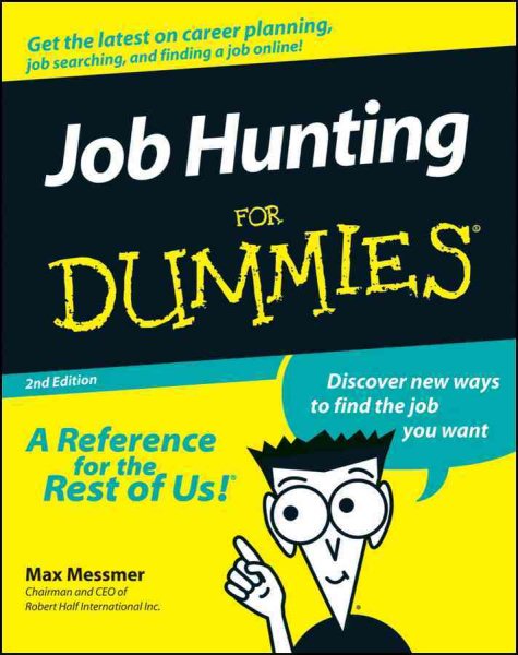 Job Hunting for Dummies, 2nd Edition cover