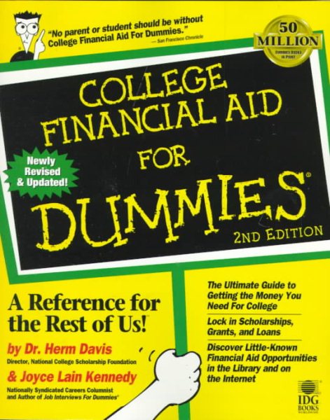 College Financial Aid For Dummies cover