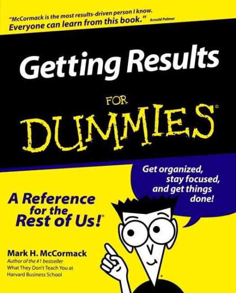 Getting Results For Dummies cover
