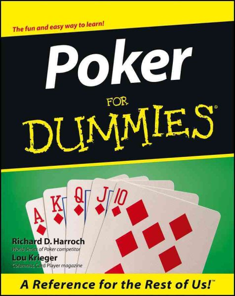 Poker For Dummies cover