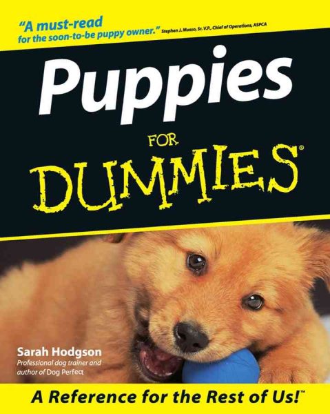 Puppies for Dummies cover