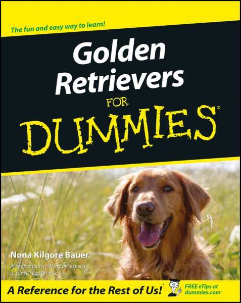 Golden Retrievers For Dummies cover
